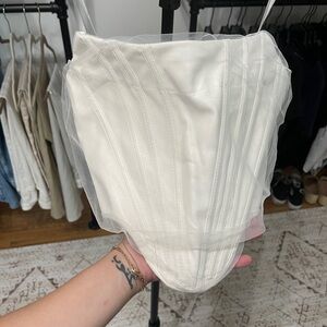 Windsor corset strapless top